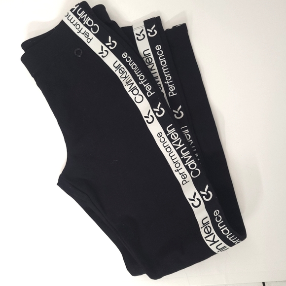 Calvin klein  performance Black/white leggings size small - Picture 2 of 8